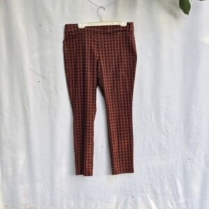 The Limited Red and Black Skinny Pants